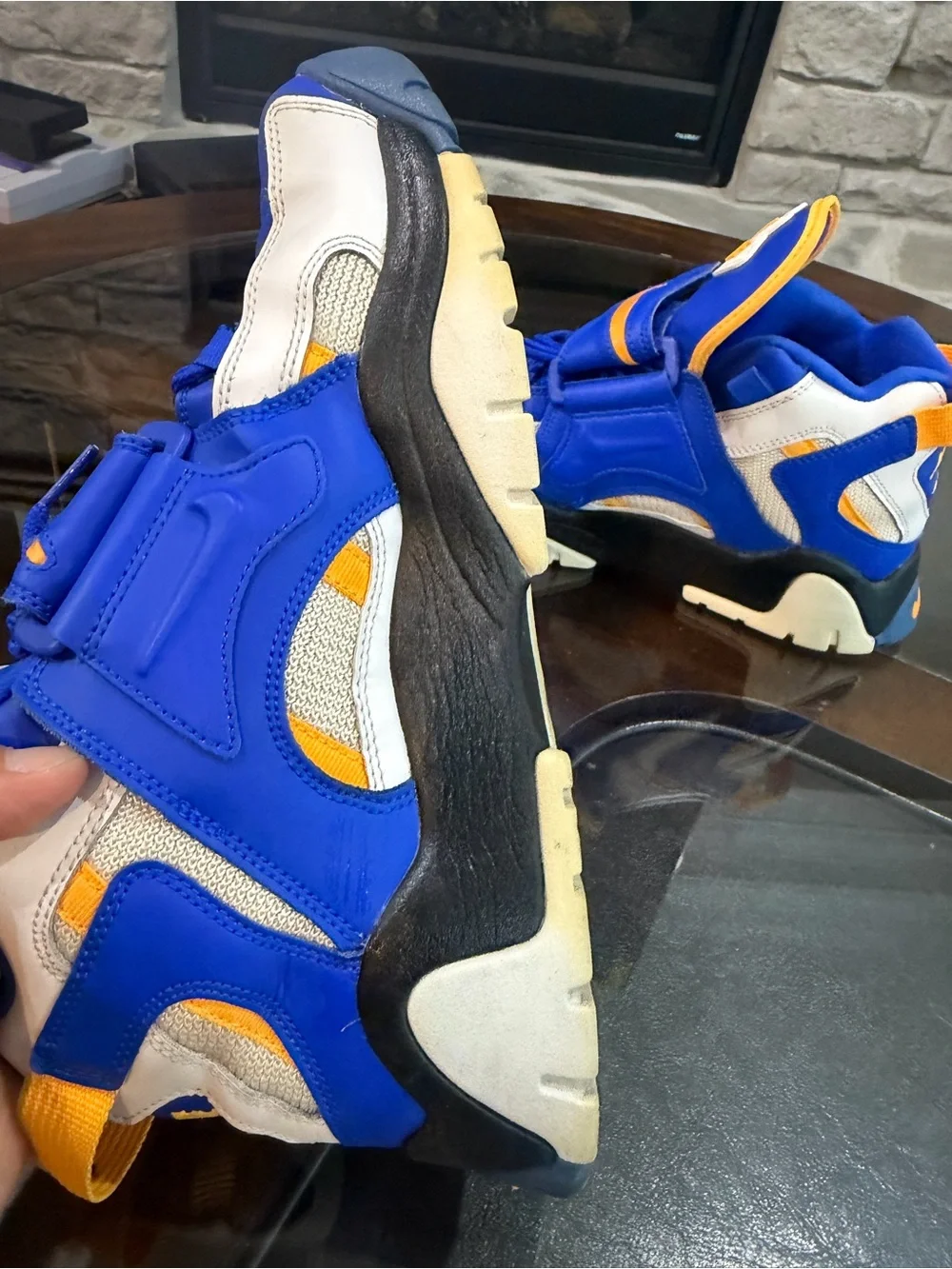 Nike Air Barrage Mid 'Racer Blue' (Style Code: AT7847-100) men’s sneakers Sz10.5